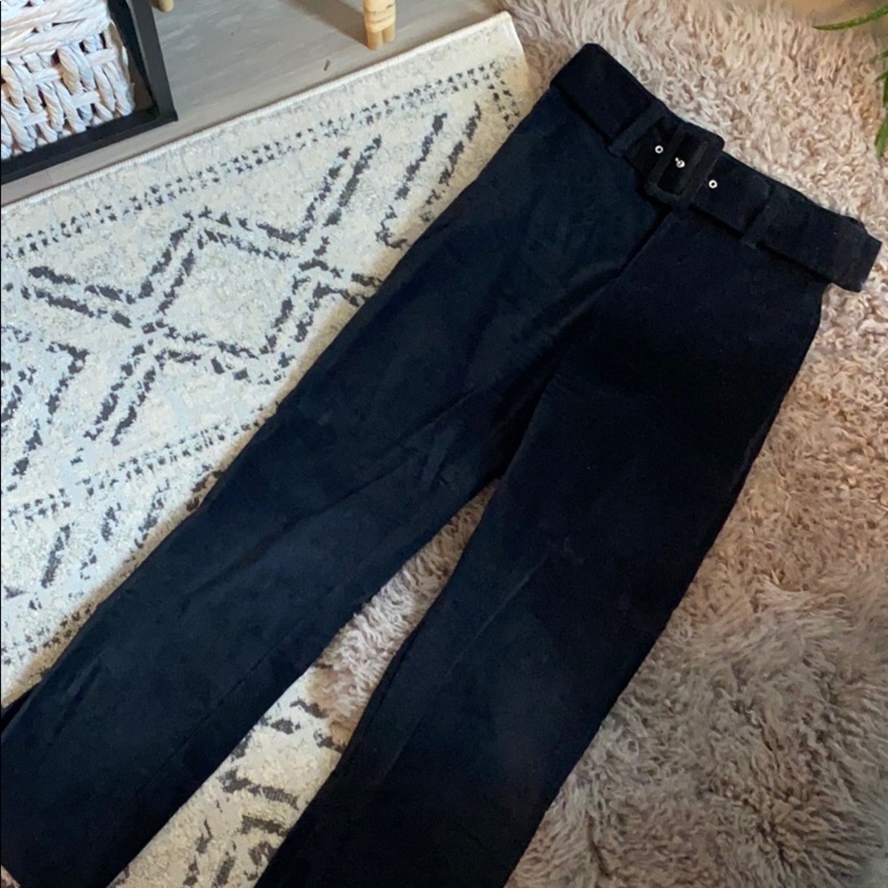 Zara light velvet pants